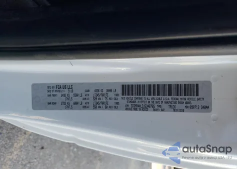 2018 Ram 2500 St z USA, uszkodzony, nr VIN 3C6MR4AL3JG346765